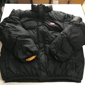 Vintage Polo Jeans Co Ralph Lauren Puffer Jacket Mens 2XL Black Down Fill Y2K